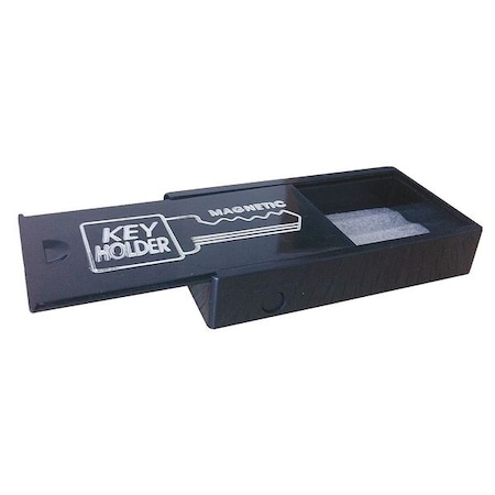 Zoro Select Magnetic Key Hider, Plastic, Black 25PA16