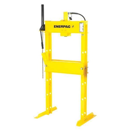 Enerpac IPA5073, 50 Ton, H-Frame Hydraulic Press with RR5013 Double-Acting Cylinder and ZA4408MX Air Pump IPA5073