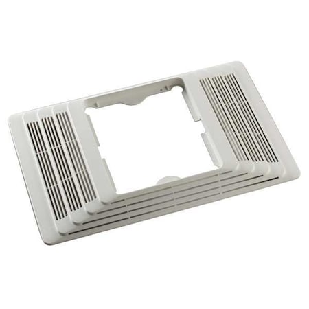 BROAN White Plastic Grille, For Use With Mfr. Model Number 656, 655, 657, 659, 696 97013836