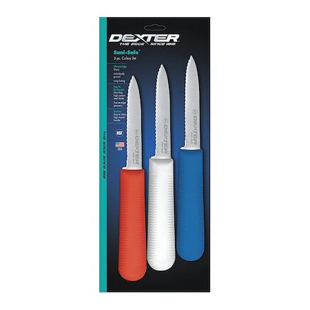 Dexter Russell Scal S104Scs In Red, White / Blue 3 Pack 15423