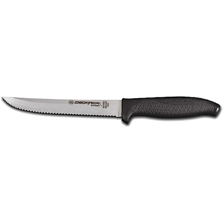Dexter Russell Scall Utility Knife, Black Handle 6 In 24213B