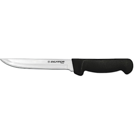 Dexter Russell Wide Boning Knife, Black Handle 6 In Wide, 11" L 31615B