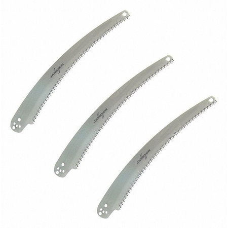Jameson Replacement Saw Blade, Tri-Cut Blade, 13 in L Blade, 3 PK SB-13TE-3PK