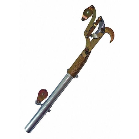 Jameson Big Mouth Side Cut Double Pulley Tree Pruner with Pole Adapter JA-34DP
