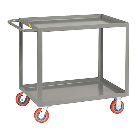 Little Giant Welded Utility Cart, 12 ga. Steel, 2,000 lb Load Capacity, 41 1/2 in L, 24 in W, 36 1/2 in H LGL24366PY