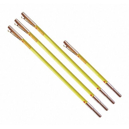 Jameson FG Series Fiberglass Pole Set, 21 ft. FG-6/3