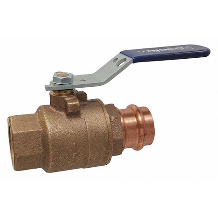 Nibco Ball Valve, 3/4", Bronze, Press Ends NF85008