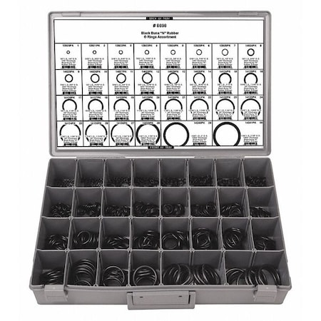 Disco Buna O Ring Assort, 731 pcs. 8698