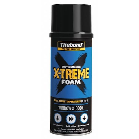 Titebond Spray Foam Sealant, 12 oz, Aerosol Can, 12 PK 8531