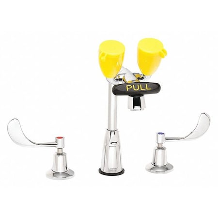 Speakman Eyewash/Faucet Combination, Counter Mounted, 11.0 H., 16.0 W SEF-1800-CA-8NA