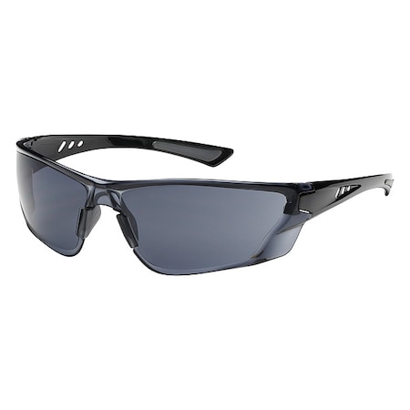 Pip Recon, Safety Glasses, Anti-Fog & Anti-Scratch, Gray Lens, Black Frame, Full-Frame, 1 PR 250-32-0521