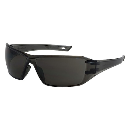 Pip Captain, Safety Glasses, Anti-Fog & Anti-Scratch, Gray Lens, Gray Frame, Frameless, 1 PR 250-46-0521