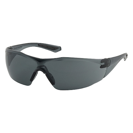 Pip Pulse, Safety Glasses, Anti-Fog, Gray Lens, Clear Frame, Frameless, 1 PR 250-49-0521