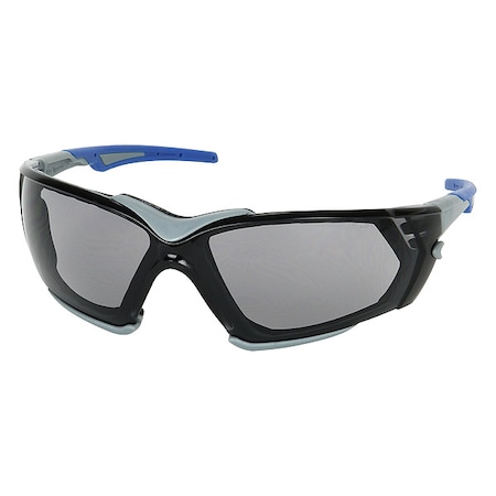 Pip Fortify, Safety Glasses, Anti-Fog & Anti-Scratch, Gray Lens, Gray Frame, Frameless, 1 PR 250-54-0551