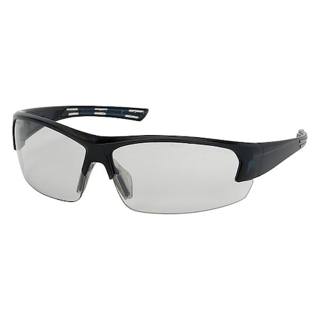 Pip Xtricate(TM), Safety Glasses, Anti-Fog, Gray Lens, Blue Frame, Half-Frame, 1 PR 250-59-0551