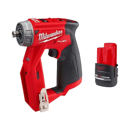 Milwaukee Tool M12 FUEL Installation Drill/Driver + M12 HIGH OUTPUT CP2.5 Battery 2505-20, 48-11-2425