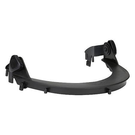 Pip FaceShieldBracket, Blk, Plastic, SingleCrwn 251-01-5225