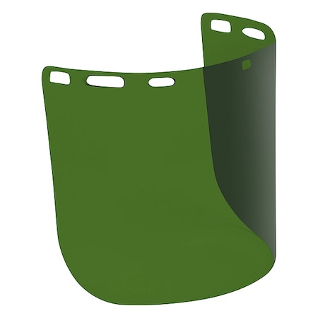 Pip Face Shield Visor, Green Visor, 8 in Height 251-01-7313