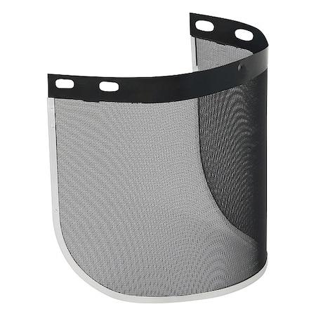 Pip Face Shield Visor, Black Visor, Steel Mesh 251-01-7701