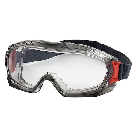 Pip Stone Series, Safety Goggles Goggles, PVC Frame, Clear Lens, Not Applicable ANSI/Dust Splash Rating 251-60-0020
