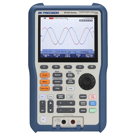 B&K Precision Handheld Oscilloscope, 100 MHz MHz, 2 Channels, 5.6 in Color TFT-LCD 2511B