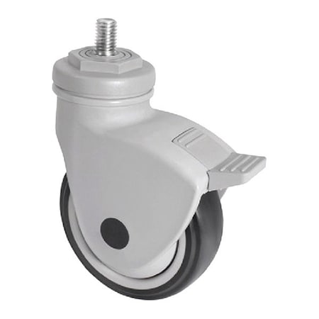 Wmi Caster, Sanitary, Health-Care, 3", Load Rating: 154 lb. SNSB-03