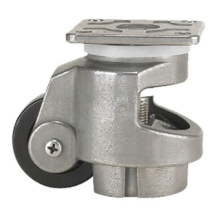 Wmi Leveling Caster, Stainless Steel, Overall Height: 4.783" WMS-120F