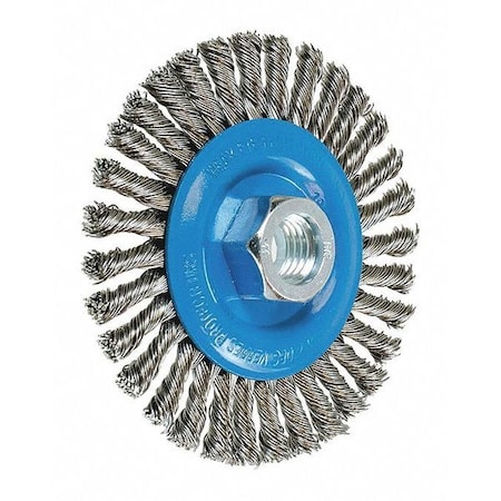 Walter Surface Technologies Stringer Bead Wheel Brush Knot 4"x3/16" 13K414