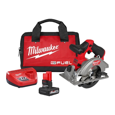 Milwaukee Tool M12 FUEL 5-3/8 in Circular Saw Kit 2521-21HO