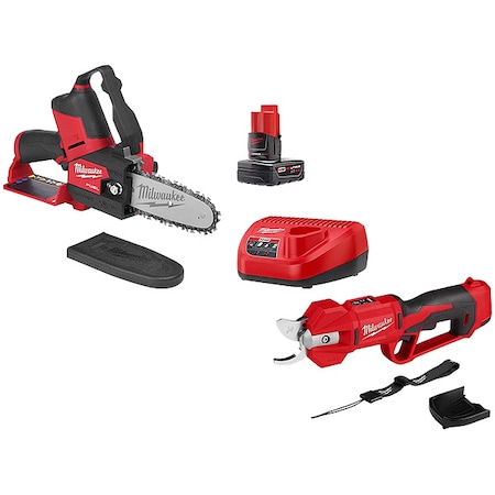 Milwaukee Tool 6 in L Cordless Combination Kit, Battery Included 2527-21, 2534-20