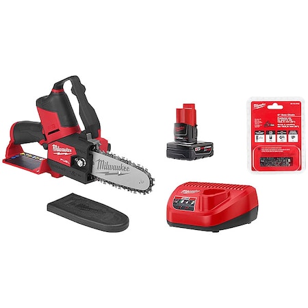 Milwaukee Tool 6 in L Cordless Combination Kit, Battery Included 2527-21, 49-16-2732