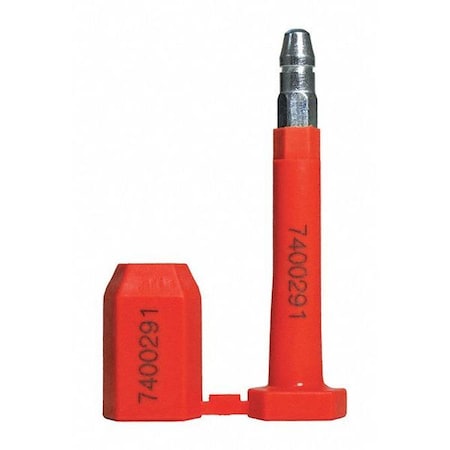 Premium Bolt Seals Premium Bolt Seal, 8mm, Red, PK10 MS-B8R-10