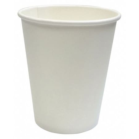 Empress Paper Hot Cup, 8oz., White, PK1000 EHC8-W