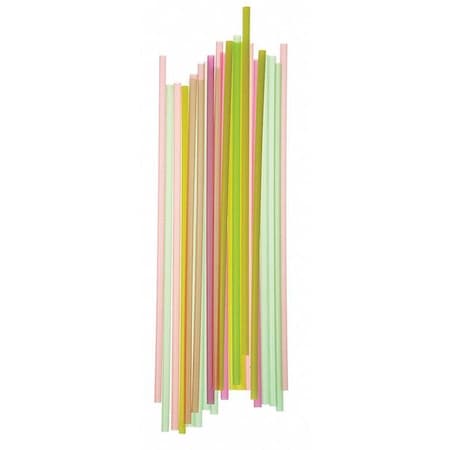Empress Slim Straw/Stirrer, 7.75", Neon, PK5000 ECK775NE
