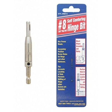 Snappy Self-Centering Hinge Drill Bit | #2 To #14 - View #3