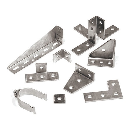 Flex-Strut Gusset Corner, (LH), 6-Hole FS-5527 E/G