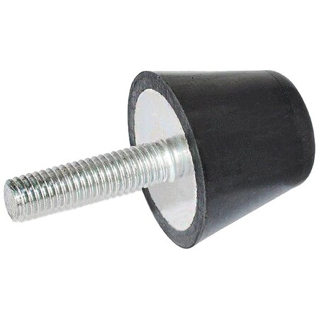 J.W. Winco Vibration-Isolating Mount, 0.63 in H 253-19-10X24-19-55