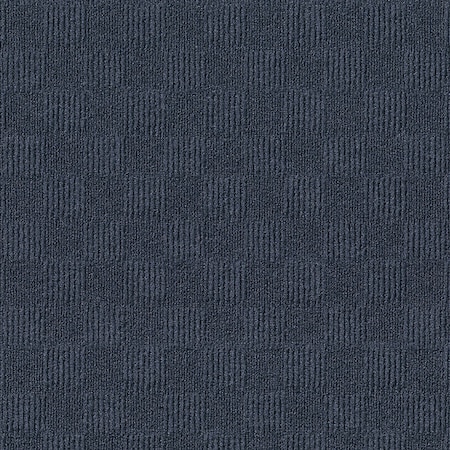 Foss Floors Crochet 24" x 24" N55 Ocean Blue Carpet Tiles - 15PK 7CDMN5515PK