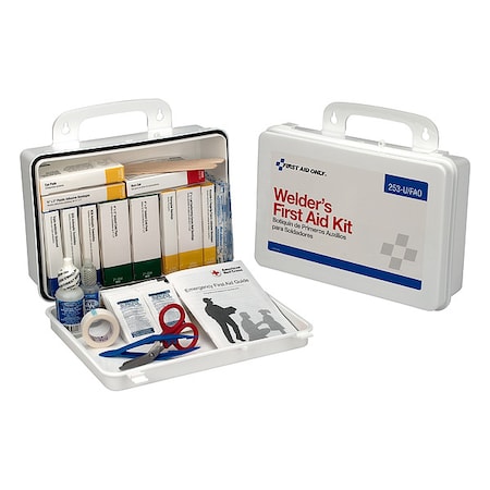 First Aid Only First Aid Kit and Housing, Plastic 86 Components, 25 People Served 253-U/FAO