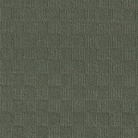 Foss Floors Crochet 24" x 24" N39 Olive Carpet Tiles - 15PK 7CDMN3915PK