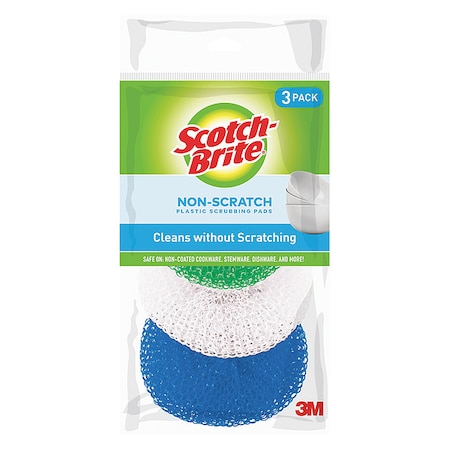 Scotch-Brite All Surface Scrubbing Pad, 215-FW, PK12 215-FW