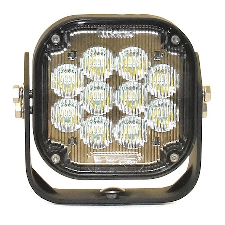Jetco Hvy Construction Driving Lamp, Trap, 5"X5" 123-LED95000T-8