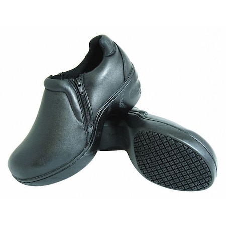 Genuine Grip Women's Women's Slip-On Zipper Shoes, 7.5 M, Black 460-7.5M