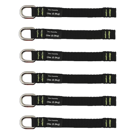 Ergodyne Squids Tool Tether, 5 1/2 in Length, 2 lb Weight Capacity 3700-BULK