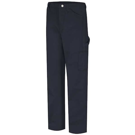 Bulwark Men's Flame Resistant Pants, 16 cal/sq cm, 11 oz ComforTouch(R) PLJ8NV 28 34
