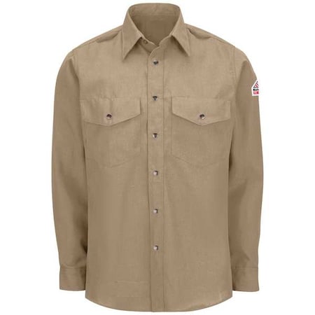 Bulwark Men's Flame-Resistant Shirt, 4.4 cal/sq cm, XL, Nomex(R) SNS2TN RG XL