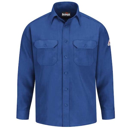 Bulwark Men's Deluxe Shirt, 4.4 cal/sq cm, 2XL, Nomex(R) SND2RB LN XXL