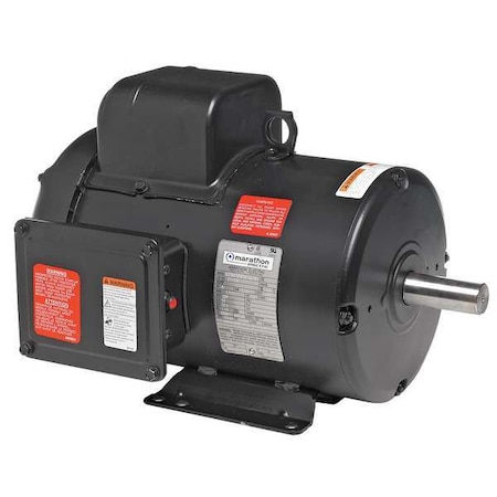 Marathon General Purpose Farm Duty Motor, Capacitor-Start/Run, 7 1/2 HP, 230V AC, 1,750 Nameplate RPM 215TBFW7028