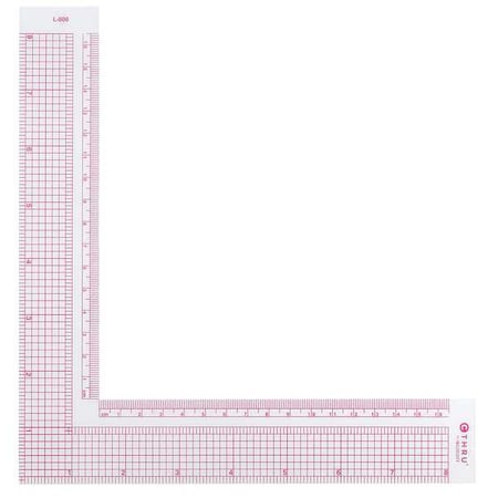 Westcott L-Square, PVC, Transparent, 8in L-808