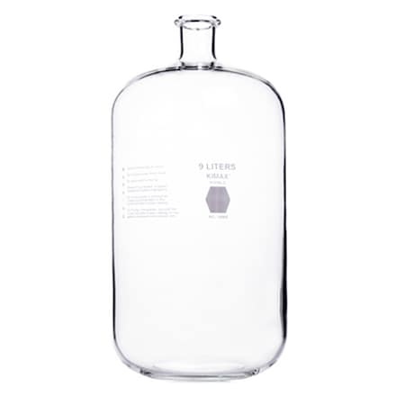 Kimble Kimax Bottle, 4000ml, Glass, Clear 14960-4